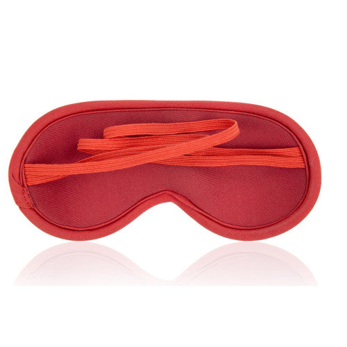 Naughty Toys red satin soft padded blindfold with jewels - image 2