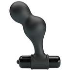 MR PLAY vibrating silicone Butt Plug 10 x 3 cm - image 5