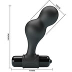 MR PLAY vibrating silicone Butt Plug 10 x 3 cm - image 2