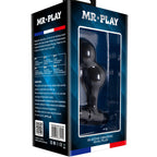 MR PLAY vibrating silicone Butt Plug 10 x 3 cm - image 6