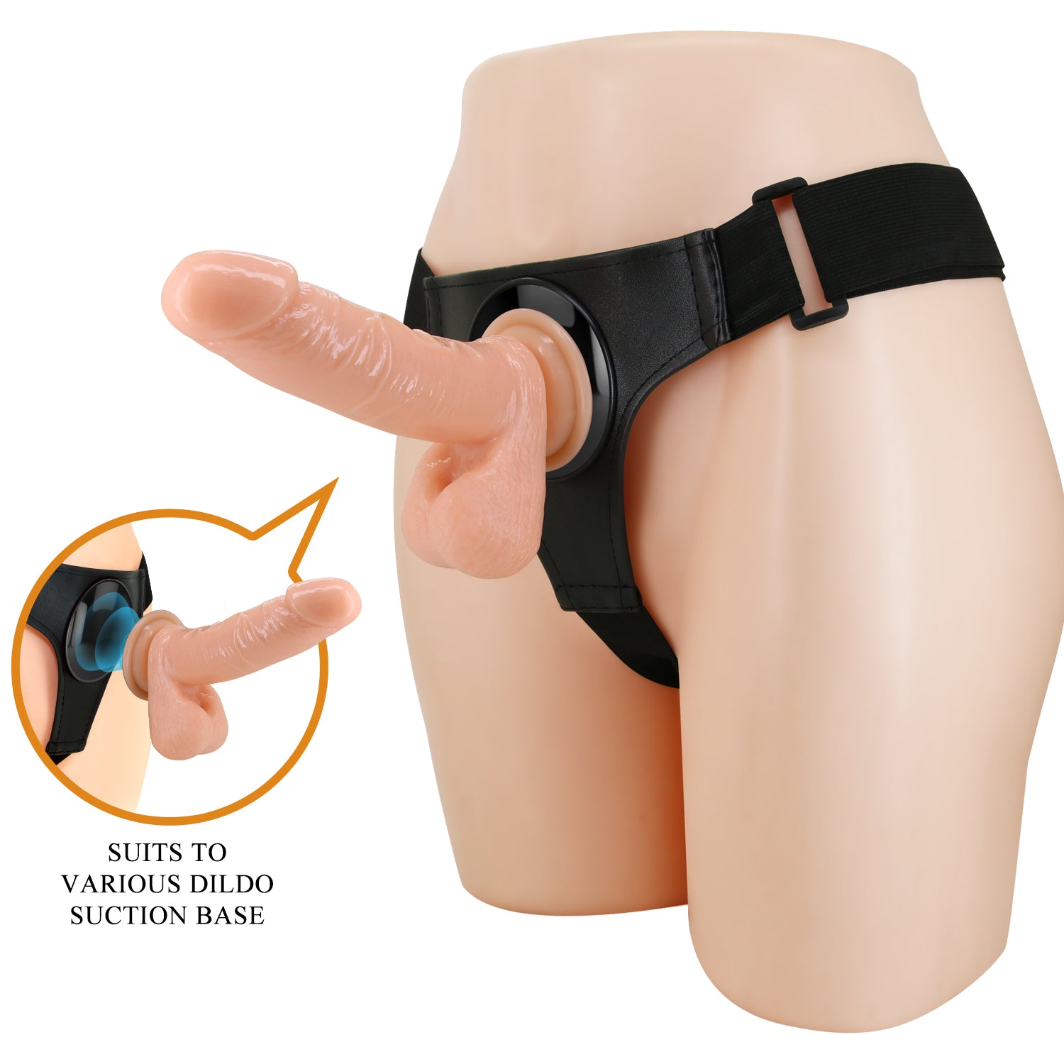 Pretty Love Tom universal harness briefs with dildo set Secondary image