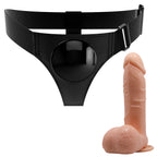 Pretty Love Tom universal harness briefs with dildo set
