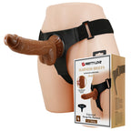 Pretty Love Michael universal harness briefs set with brown dildo
