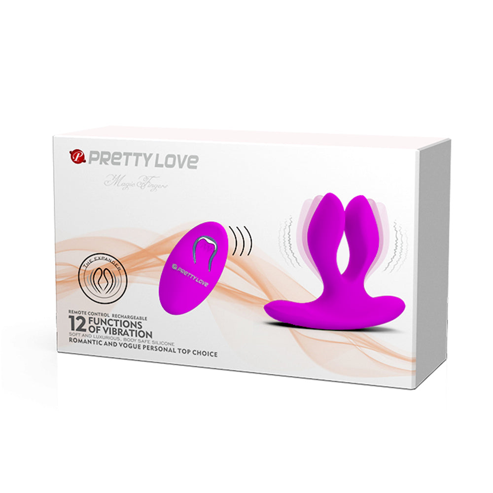 PRETTY LOVE Magic Finger remote controlled double pleaser