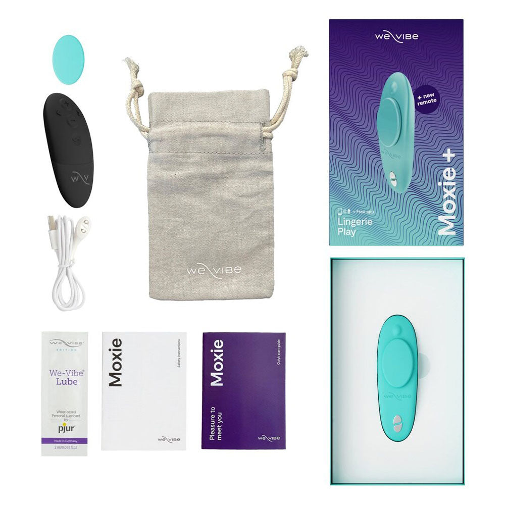 We-Vibe Moxie+ Panty Vibrator Turquoise - image 6