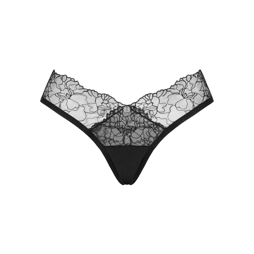 Obsessive Bella Rou floral patterned panties Black - image 4