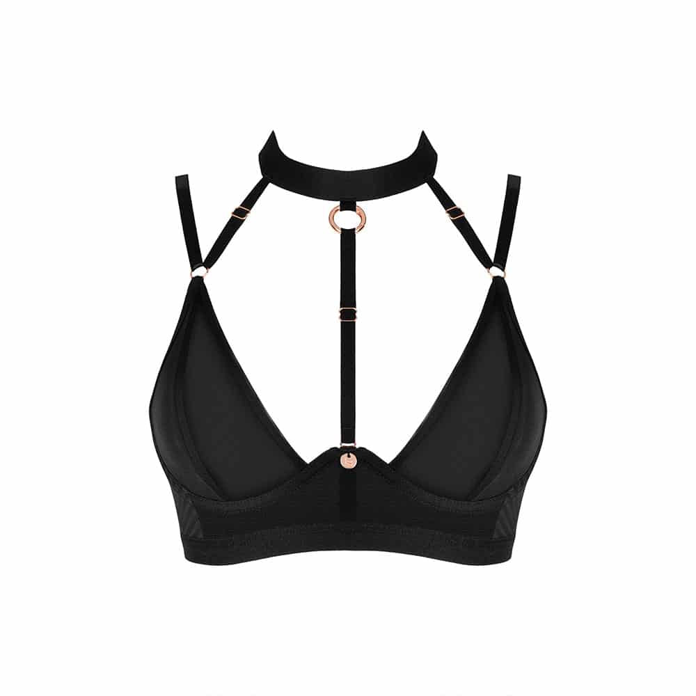 Obsessive Brasica Black Bra with Choker