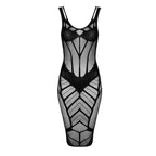 Obsessive D609 Sensual Black Knitted dress O/S - image 5