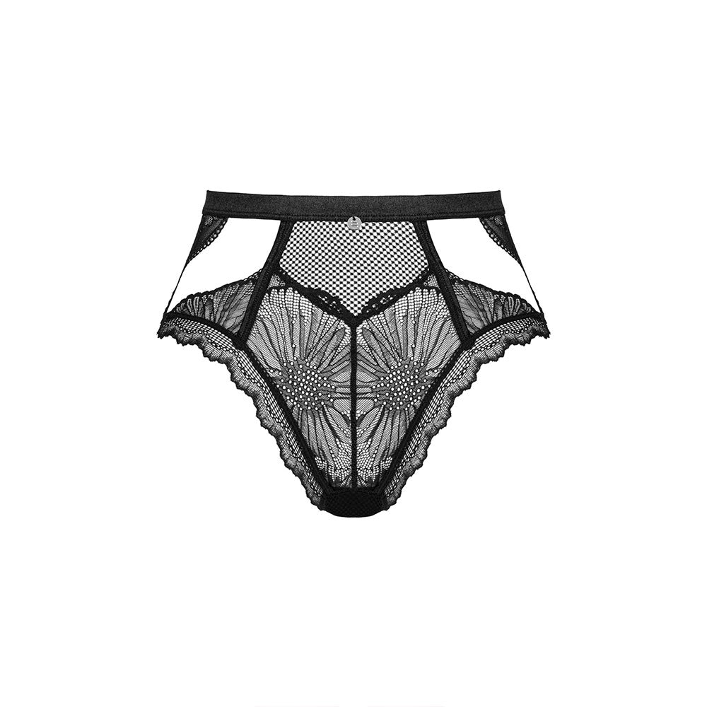 Obsessive Mibelia Floral patterned panties Black - image 4