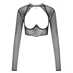 Obsessive Mibelia Black bold top