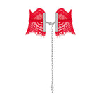Obsessive Bergamore Red Lace Choker O/S - image 2