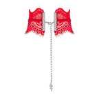 Obsessive Bergamore Red Lace Choker O/S