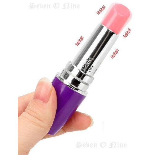 Lipstick vibrator Purple 9 cm Δευτερεύουσα εικόνα προϊόντος