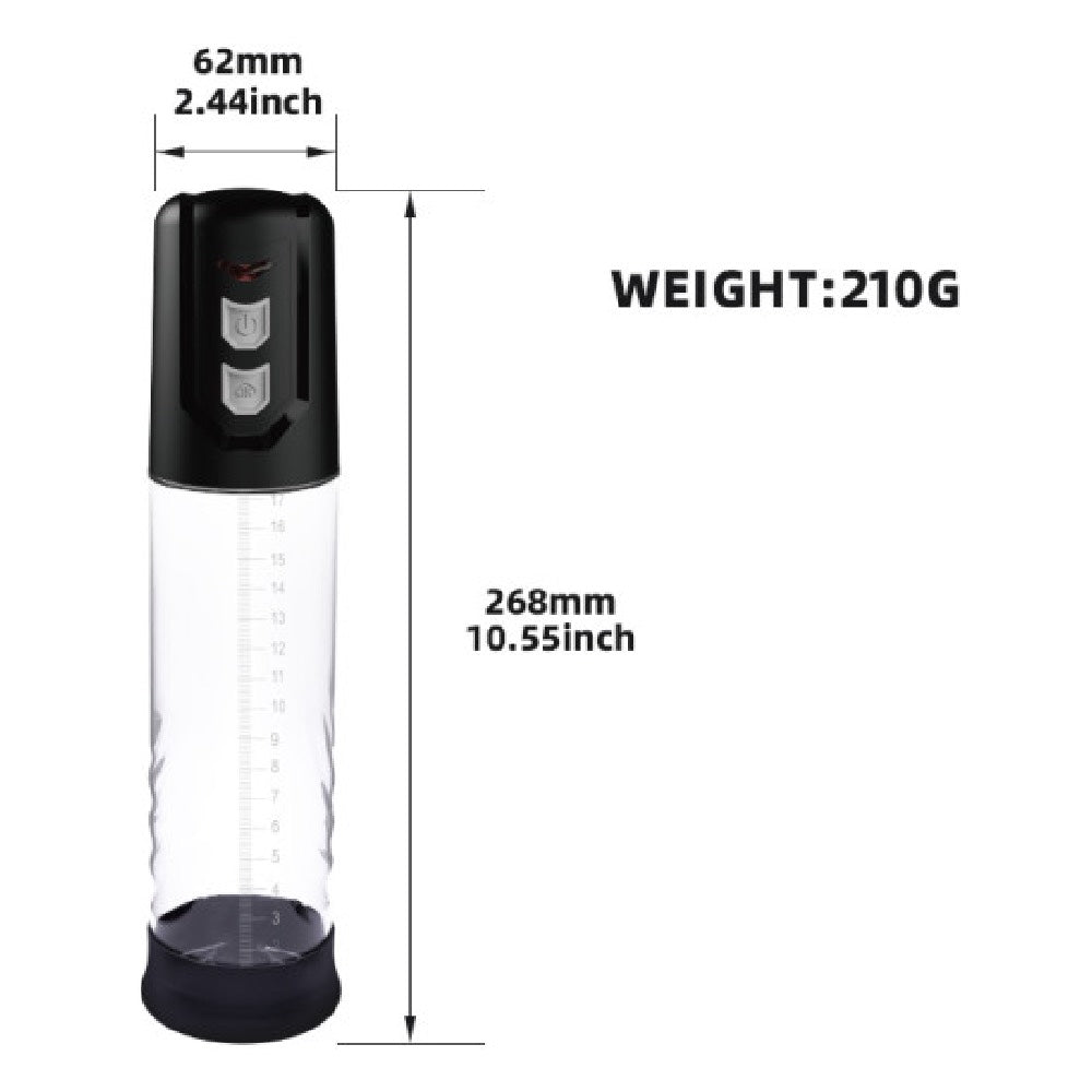 Electric Penis WORK OUT air vacuum pump 17.5x6 cm - image 2