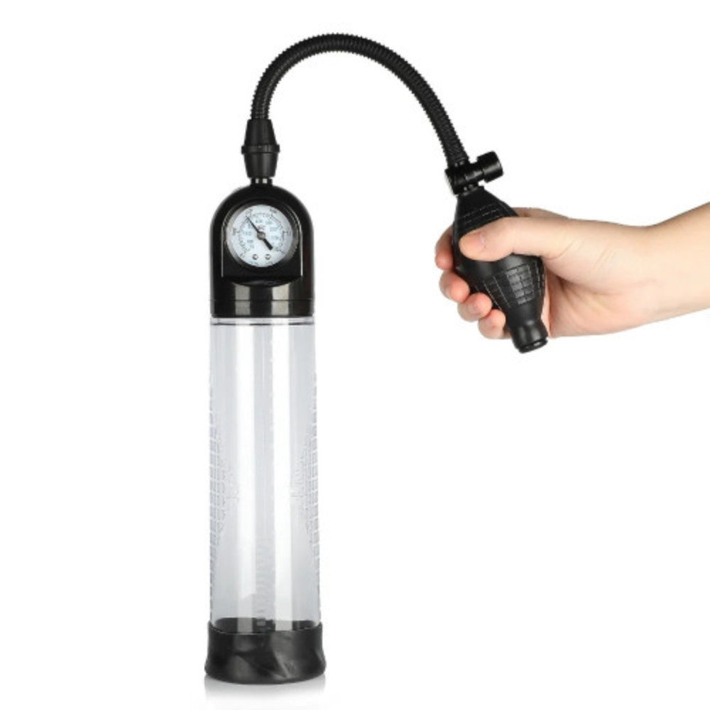 Beginner's Penis Pump with pressure gauge controller 26 cm - image 2