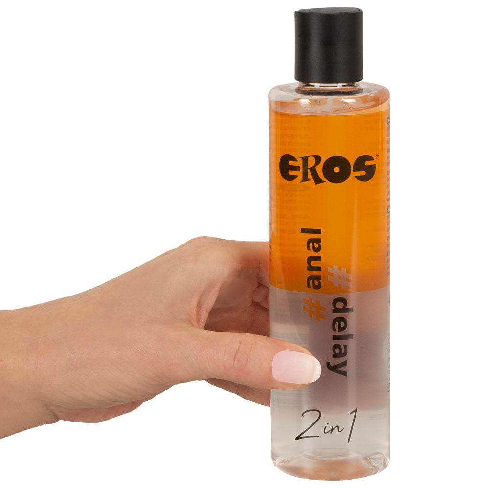 EROS 2 in 1 anal &amp; delay water based lubricant 250 ml Δευτερεύουσα εικόνα προϊόντος