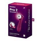 Satisfyer Pro 2 Generation 3 with Liquid Air Technology Red