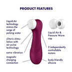 Satisfyer Pro 2 Generation 3 with Liquid Air Technology Red - image 4