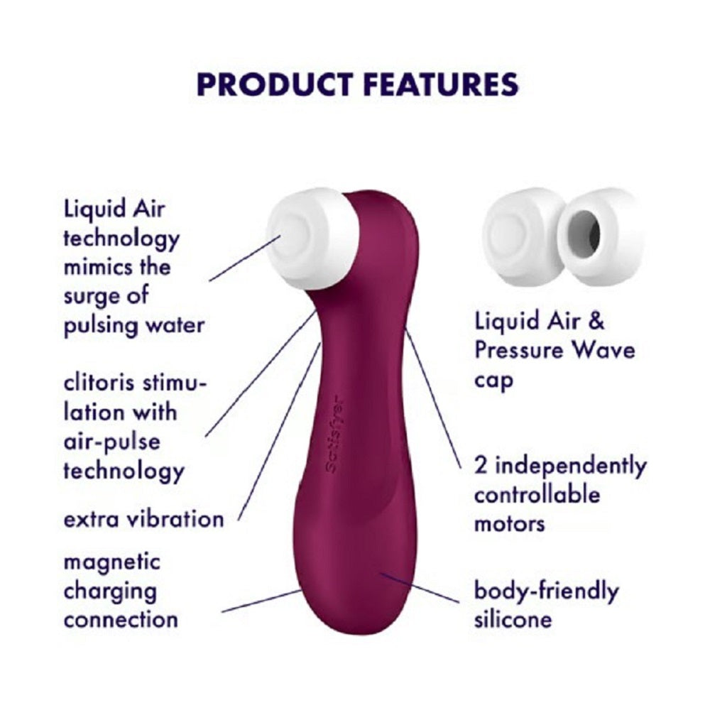 Satisfyer Pro 2 Generation 3 with Liquid Air Technology Red - image 4