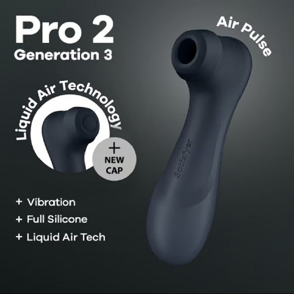 Satisfyer Pro 2 Generation 3 with Liquid Air Technology Dark Grey - image 4