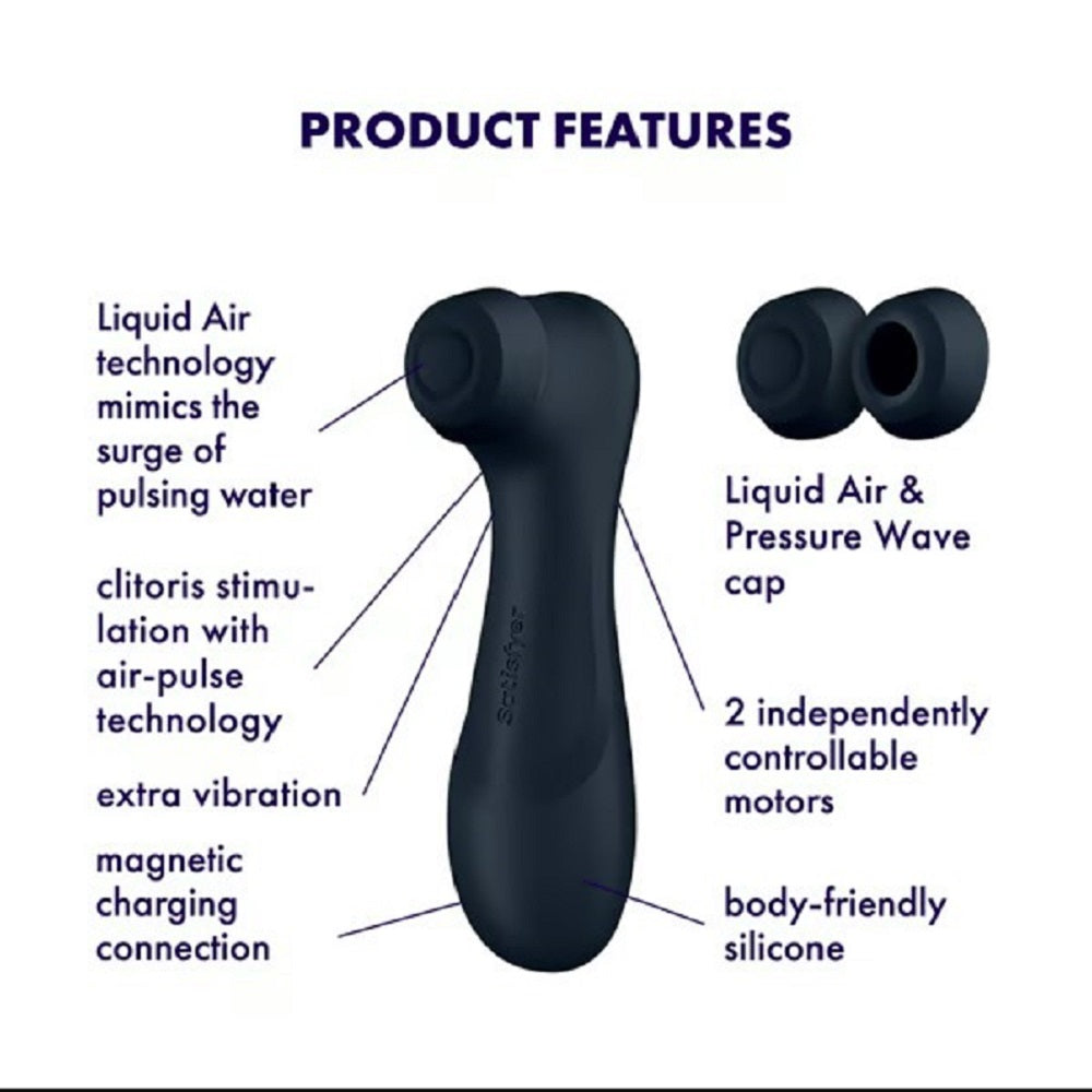 Satisfyer Pro 2 Generation 3 with Liquid Air Technology Dark Grey - image 6