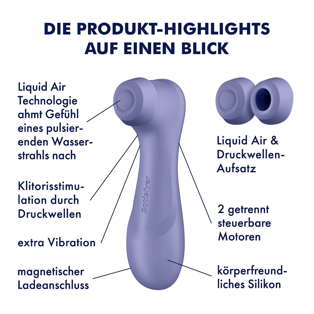 Satisfyer Pro 2 Generation 3 with Liquid Air Technology Lilac