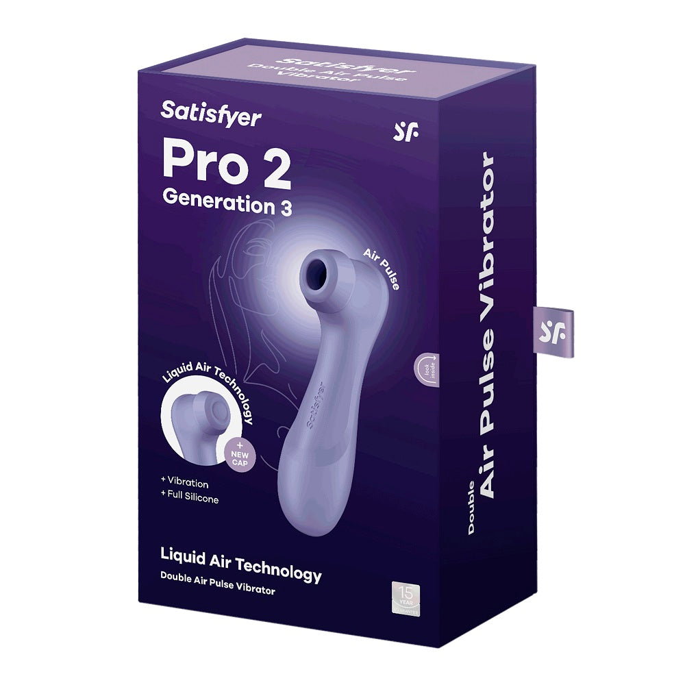 Satisfyer Pro 2 Generation 3 with Liquid Air Technology Lilac Secondary image