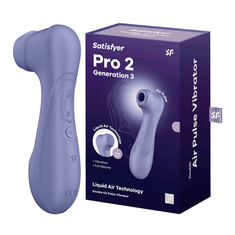 Satisfyer Pro 2 Generation 3 with Liquid Air Technology Lilac
