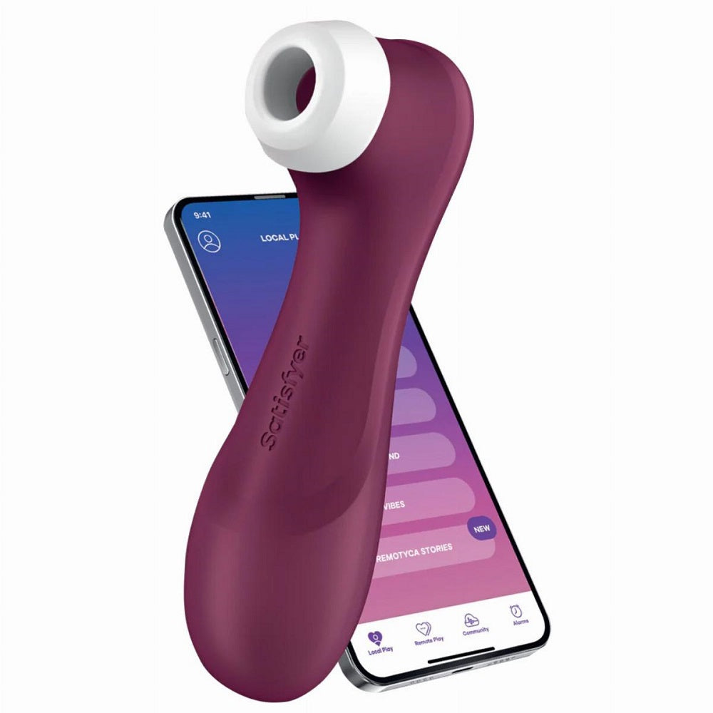 Satisfyer Pro 2 Generation 3 with Liquid Air Technology Connect App Red - image 3