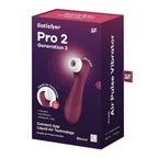 Satisfyer Pro 2 Generation 3 with Liquid Air Technology Connect App Red - image 2