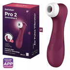 Satisfyer Pro 2 Generation 3 with Liquid Air Technology Connect App Red