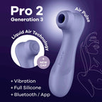 Satisfyer Pro 2 Generation 3 with Liquid Air Technology Connect App Lilac - image 3