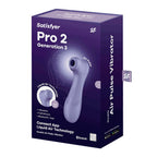 Satisfyer Pro 2 Generation 3 with Liquid Air Technology Connect App Lilac