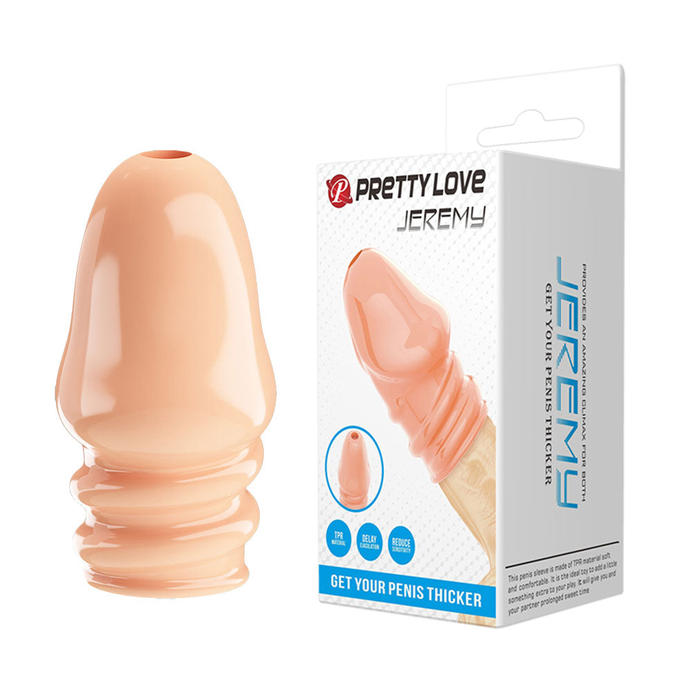 PRETTY LOVE JEREMY soft Penis head extension sleeve Κύρια εικόνα προϊόντος