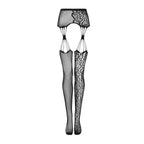 Obsessive S281 Black garter stockings O/S