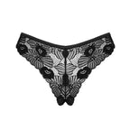 Plus size Obsessive Serena Love lace panties Black