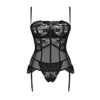Obsessive Serena Love corset and thong Black