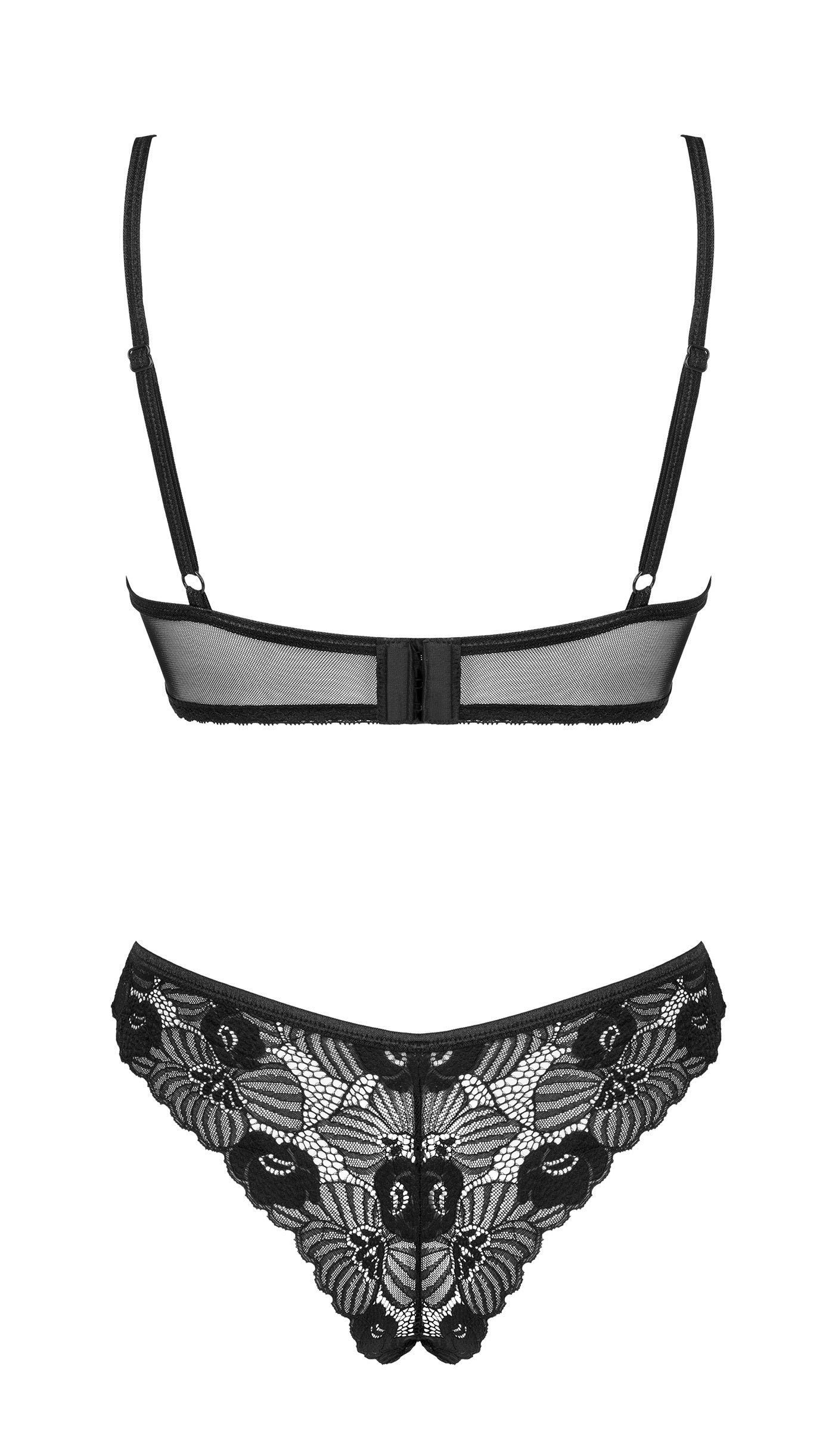 Obsessive Serena Love 2 pcs lacy set Black - image 14