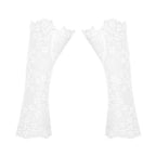 Obsessive Heavenlly white lacy gloves O/S