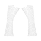 Obsessive Heavenlly white lacy gloves O/S