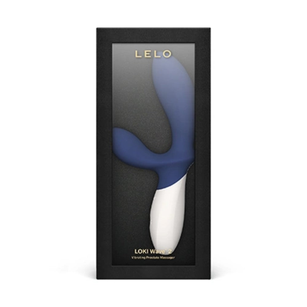 Lelo Loki Wave 2 Vibrating Prostate Massager Base Blue