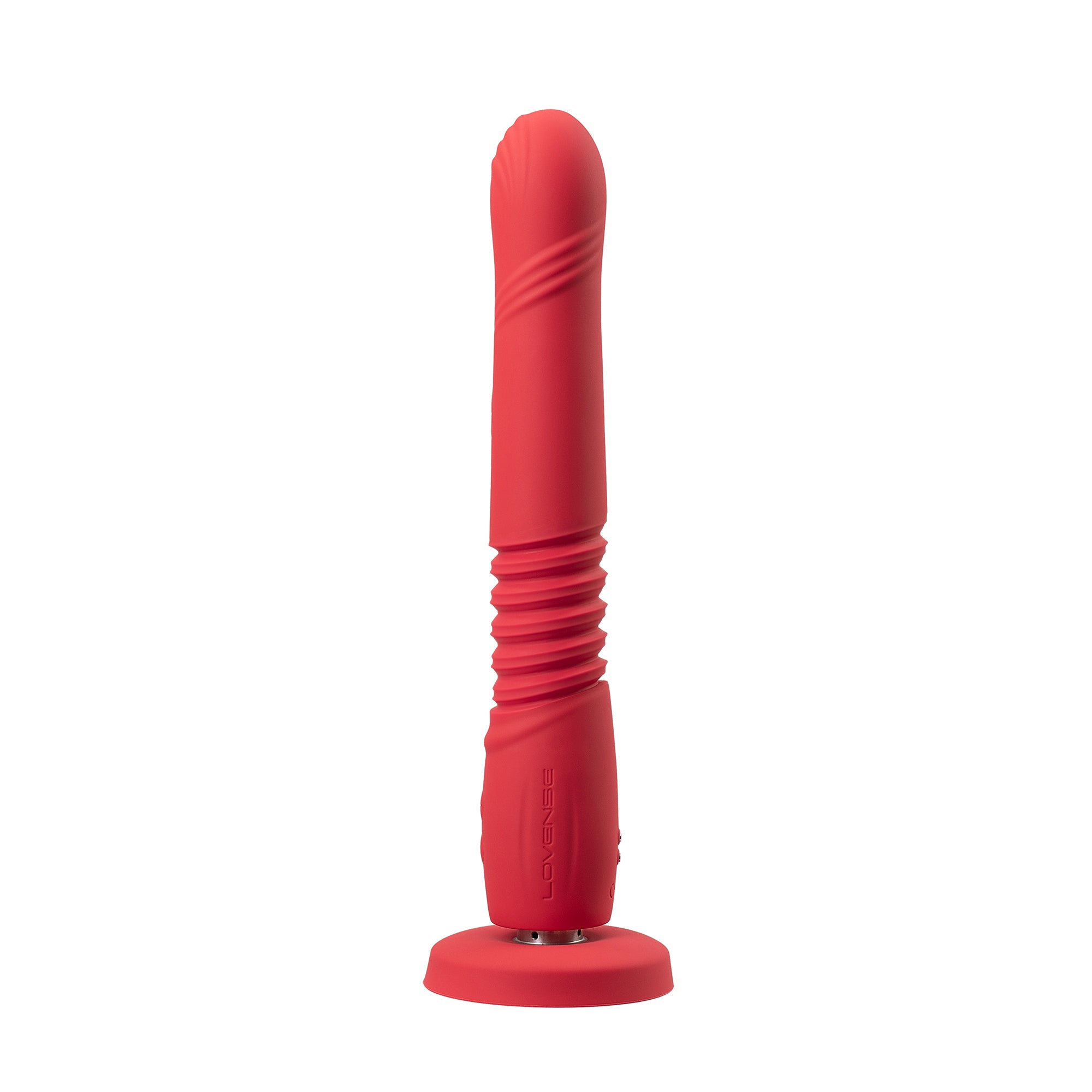 Lovense Gravity Thrusting Dildo Red Κύρια εικόνα προϊόντος