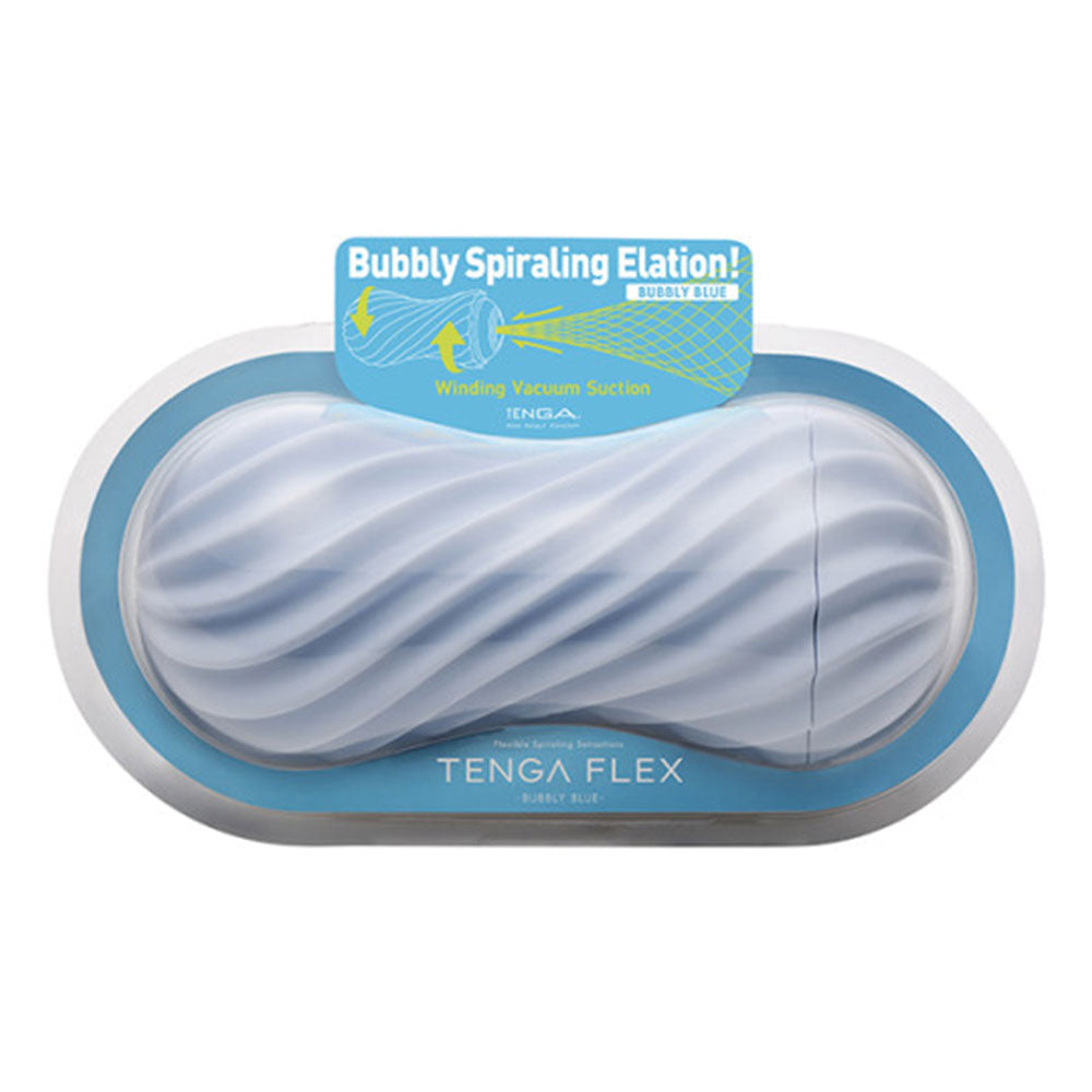 Tenga Flex II Bubbly Blue Masturbator