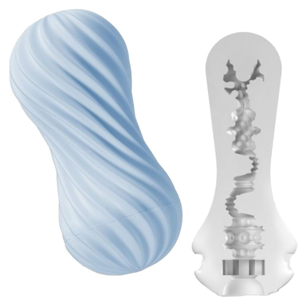 Tenga Flex II Bubbly Blue Masturbator Secondary image