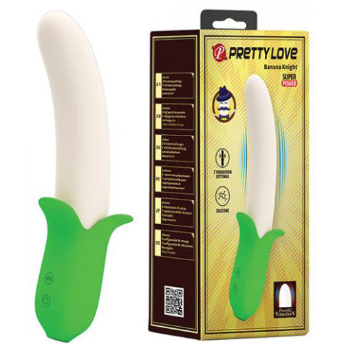 Pretty love Banana Knignt silicone rabbit vibrator Main image