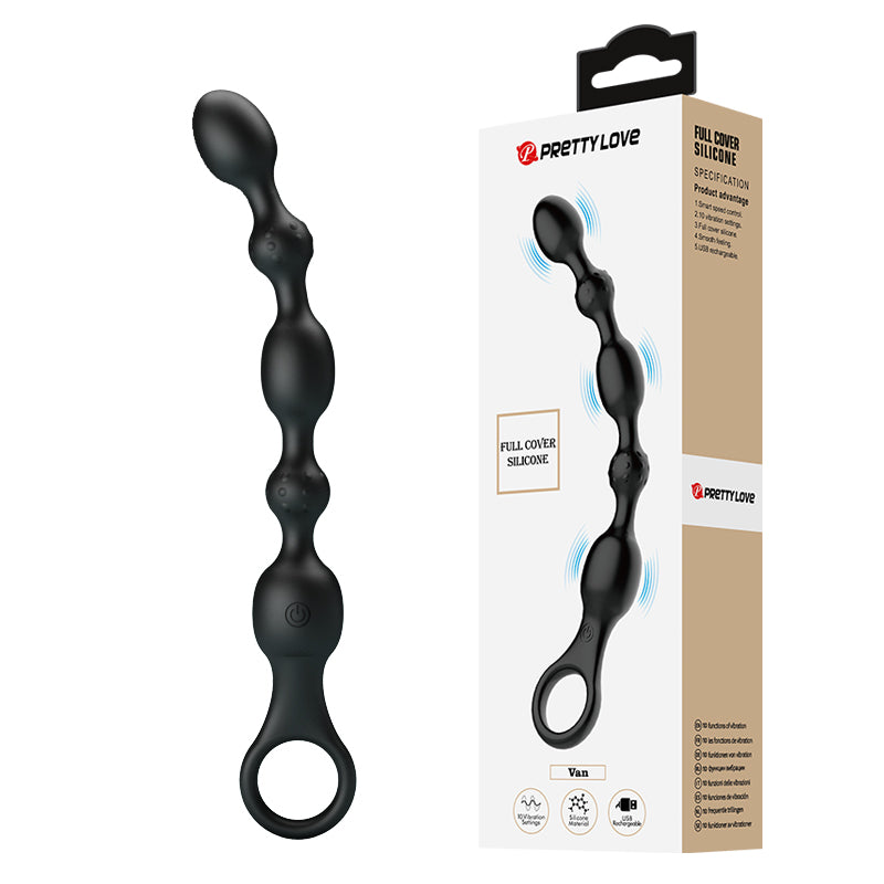 Pretty Love VAN 10 Function Beaded Anal Vibrator