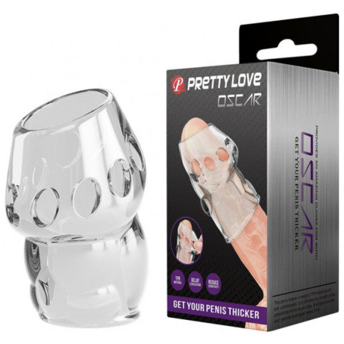 PRETTY LOVE OSCAR soft penis head sleeve CLEAR Κύρια εικόνα προϊόντος