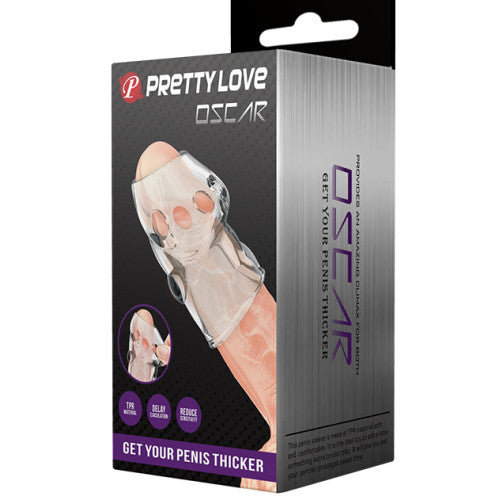 PRETTY LOVE OSCAR soft penis head sleeve CLEAR - image 6