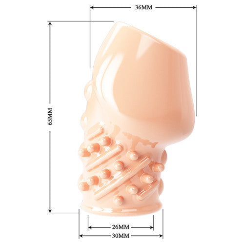 PRETTY LOVE MATIAS soft penis head sleeve FLESH WHITE - image 8
