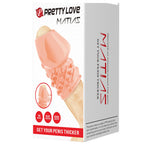 PRETTY LOVE MATIAS soft penis head sleeve FLESH WHITE - image 3